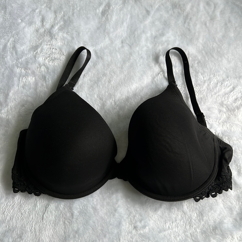 Natori Nursing Black Lace Bra 36DD GUC